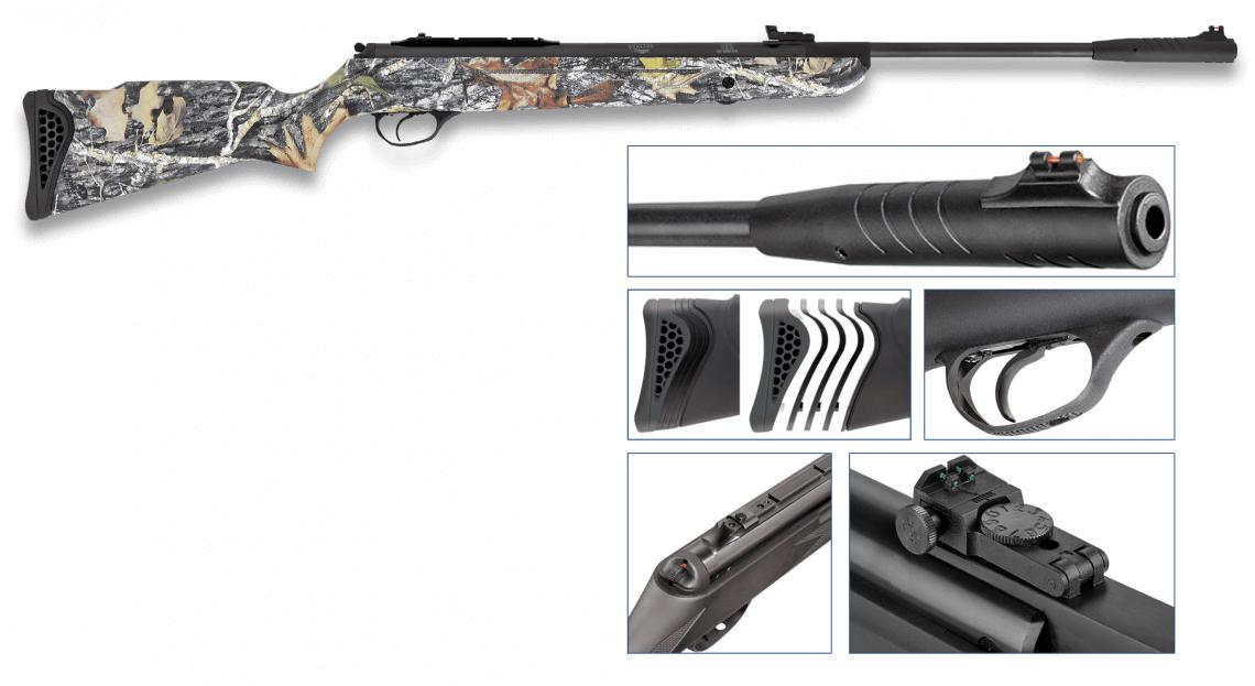 Carabina MOD 125 MOSSY OAK CAMO, calibre 4,5 mm