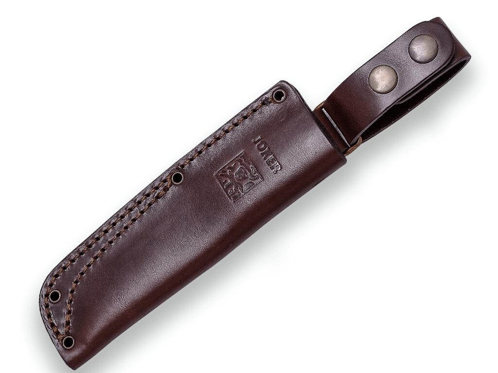 Cuchillo Bushcraft BS9 Campero de madera de olivo y Sandvik 14C28N