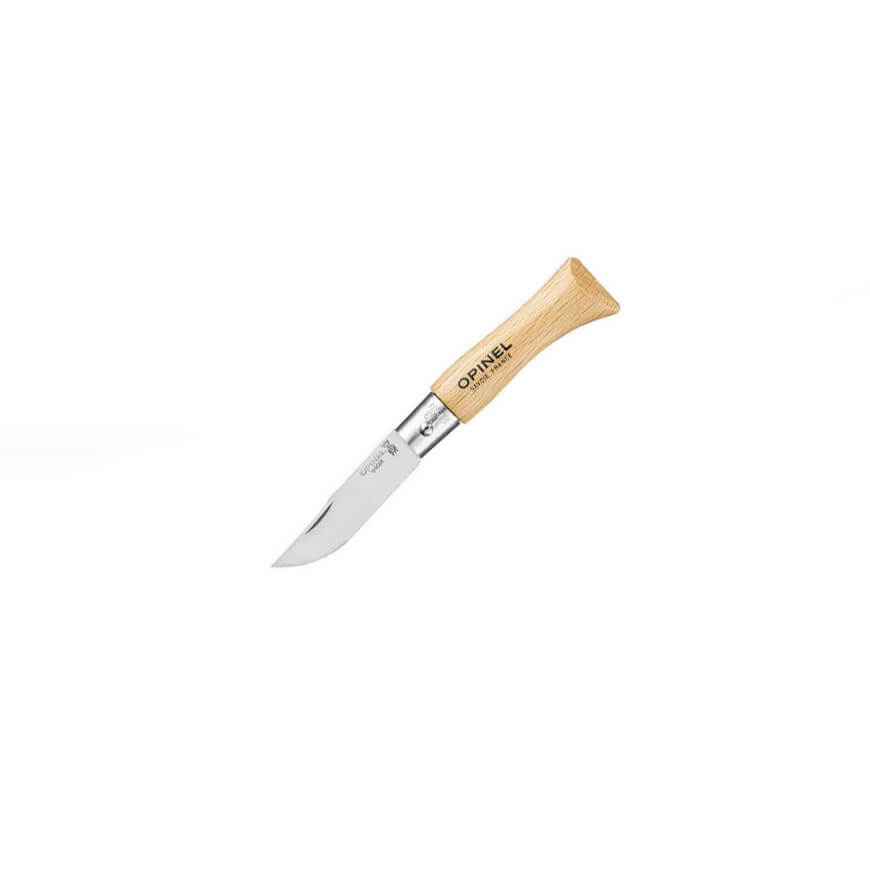 Opinel Nº 3 com lâmina de aço inoxidável e cabo de madeira de fai...
