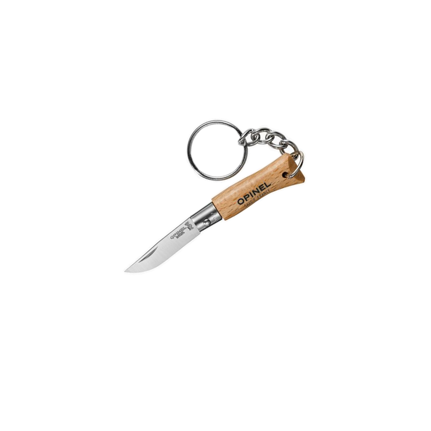 Navaja llavero N02 de Opinel con hoja de 3,5 cm de acero inoxidab...