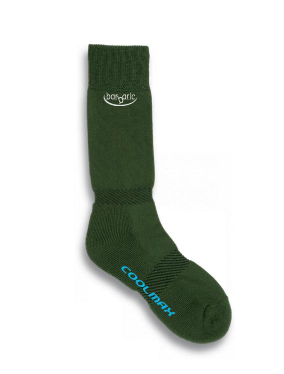 Calcetin verde Coolman con tallas desde la 35 hasta la 38 de la m...