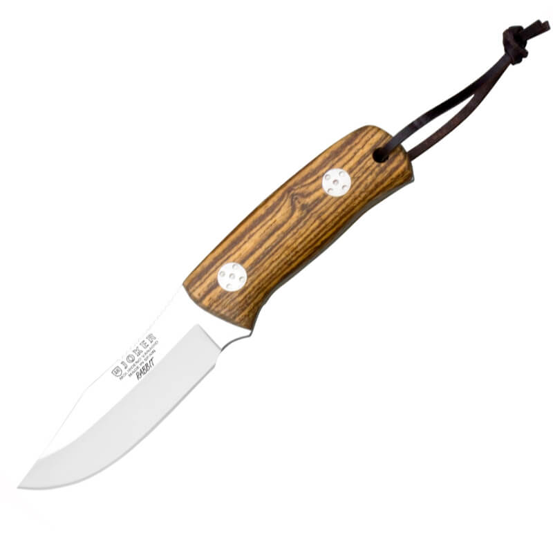 Joker Rabbit bushcraft knife with bocote wood handle 02CB76 Joker