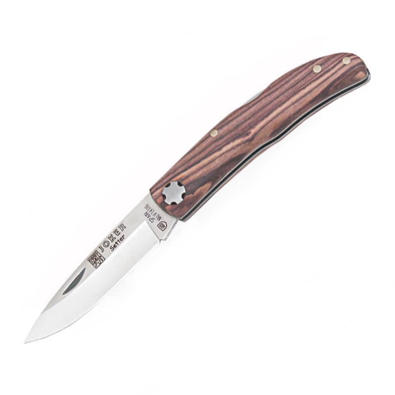 Joker Setter knife with rosewood handle and backlock 02NP111 Joker