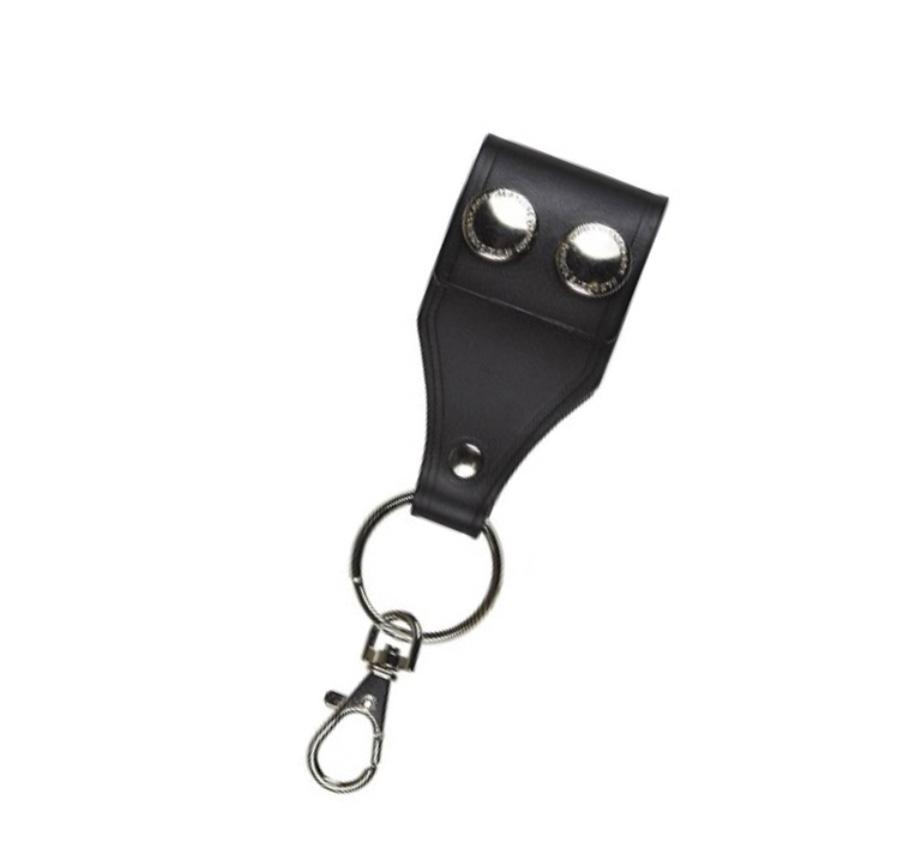 Cudeman black leather keychain 04648N Cudeman
