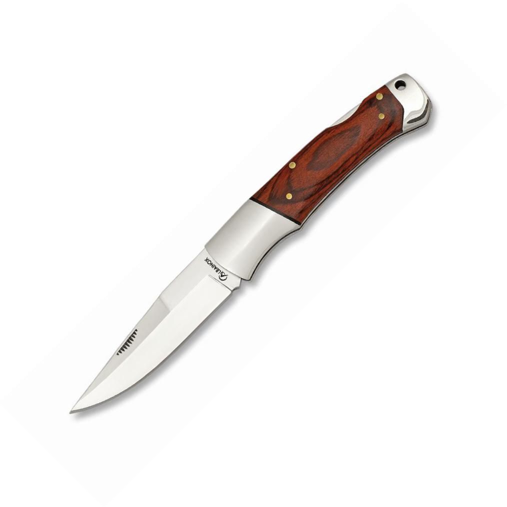 Albainox Campaña pocket knife designed in Spain with red stamina handle