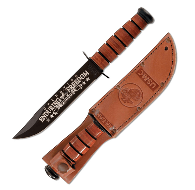 KaBar Tactical Knife USMC OEF Afghanistan 9169 17,8 cm Blade 138