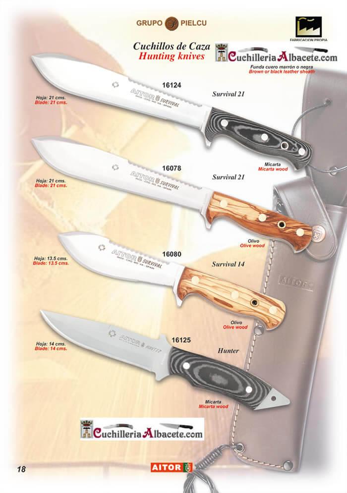 AITOR KNIFE SURVIVAL 21 OUTLET Aitor hunting knives hunting knives