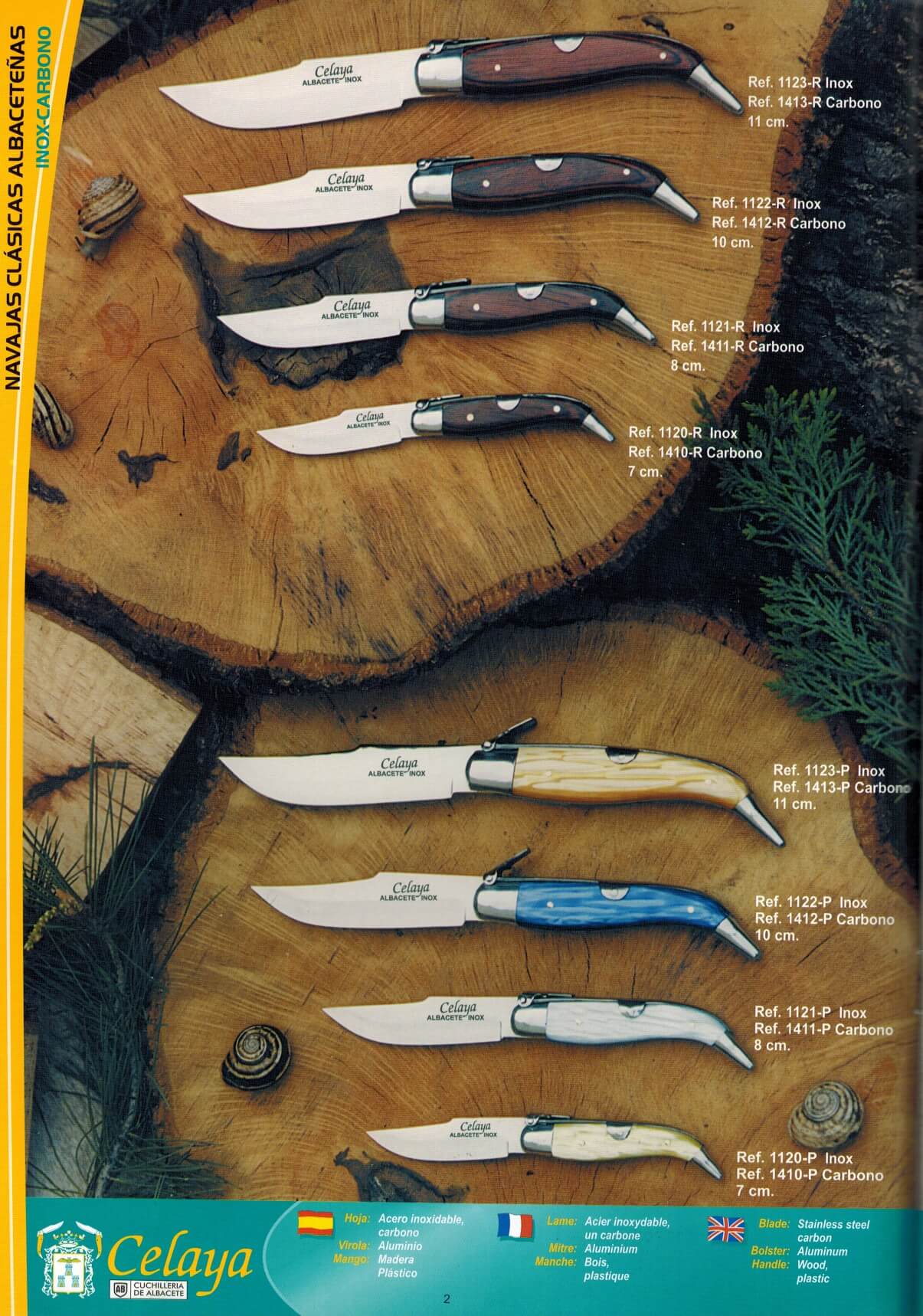 ALBACETE POCKET KNIFE Celaya pocketknives classic spain, 1413R Cutlery