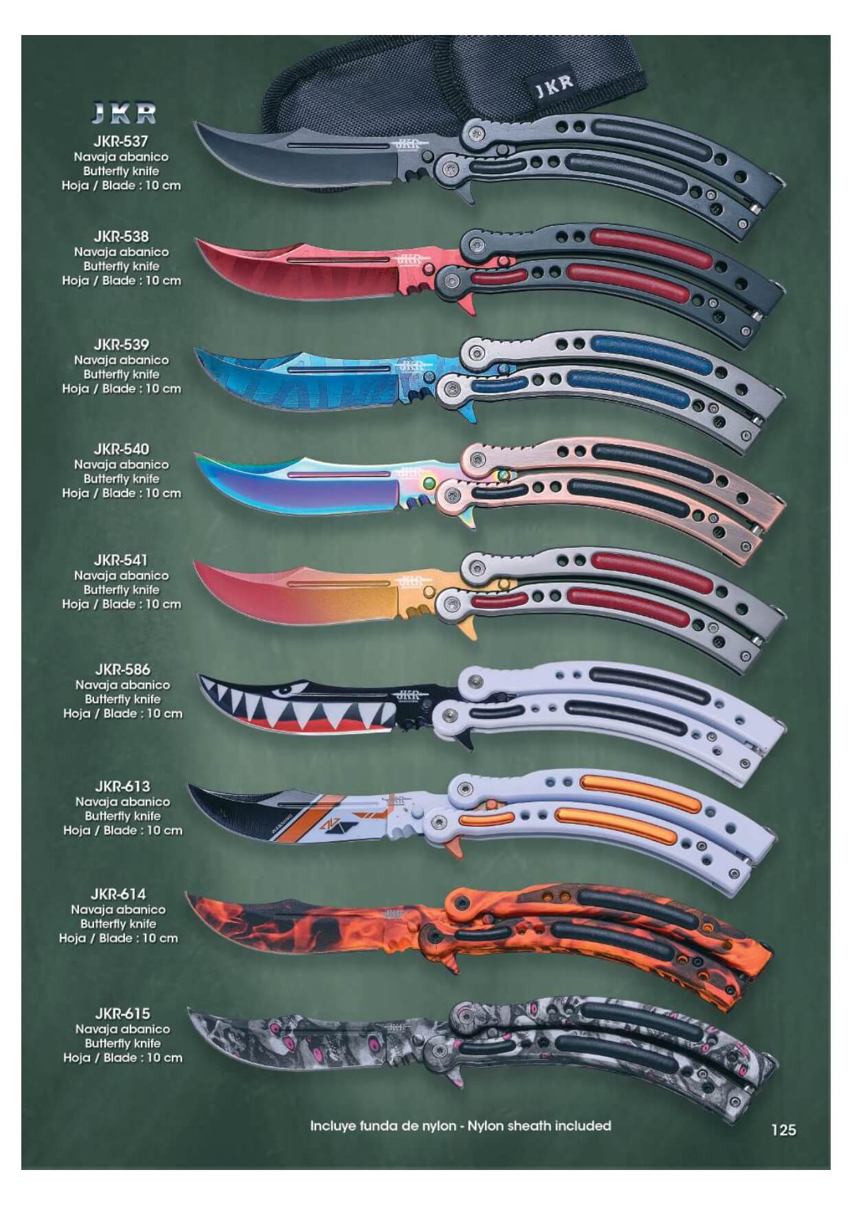 BUTTERFLY KNIVES AMAZING JKR pocketknives Cutlery