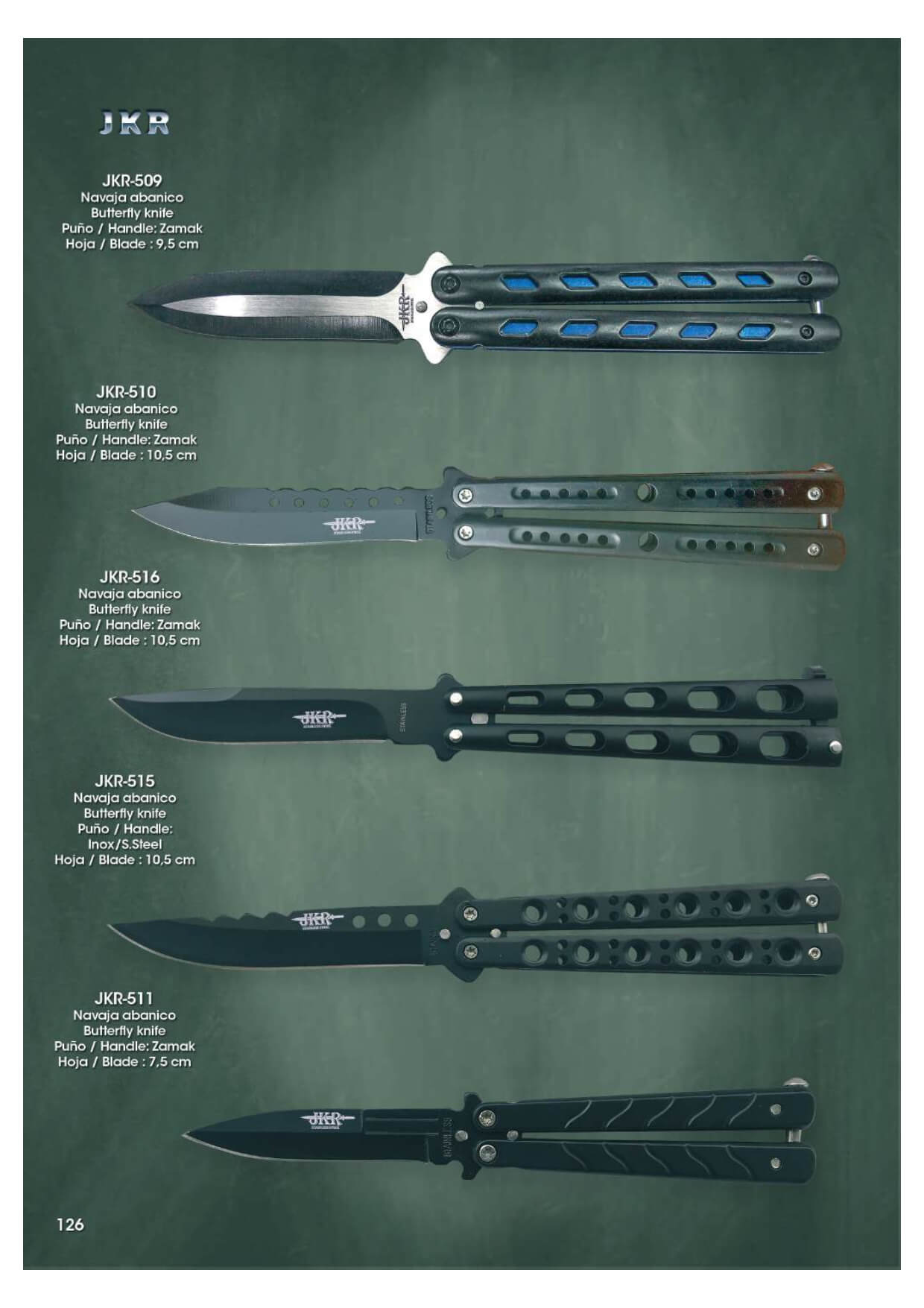 BUTTERFLY KNIVES JKR 2 JKR Cutlery