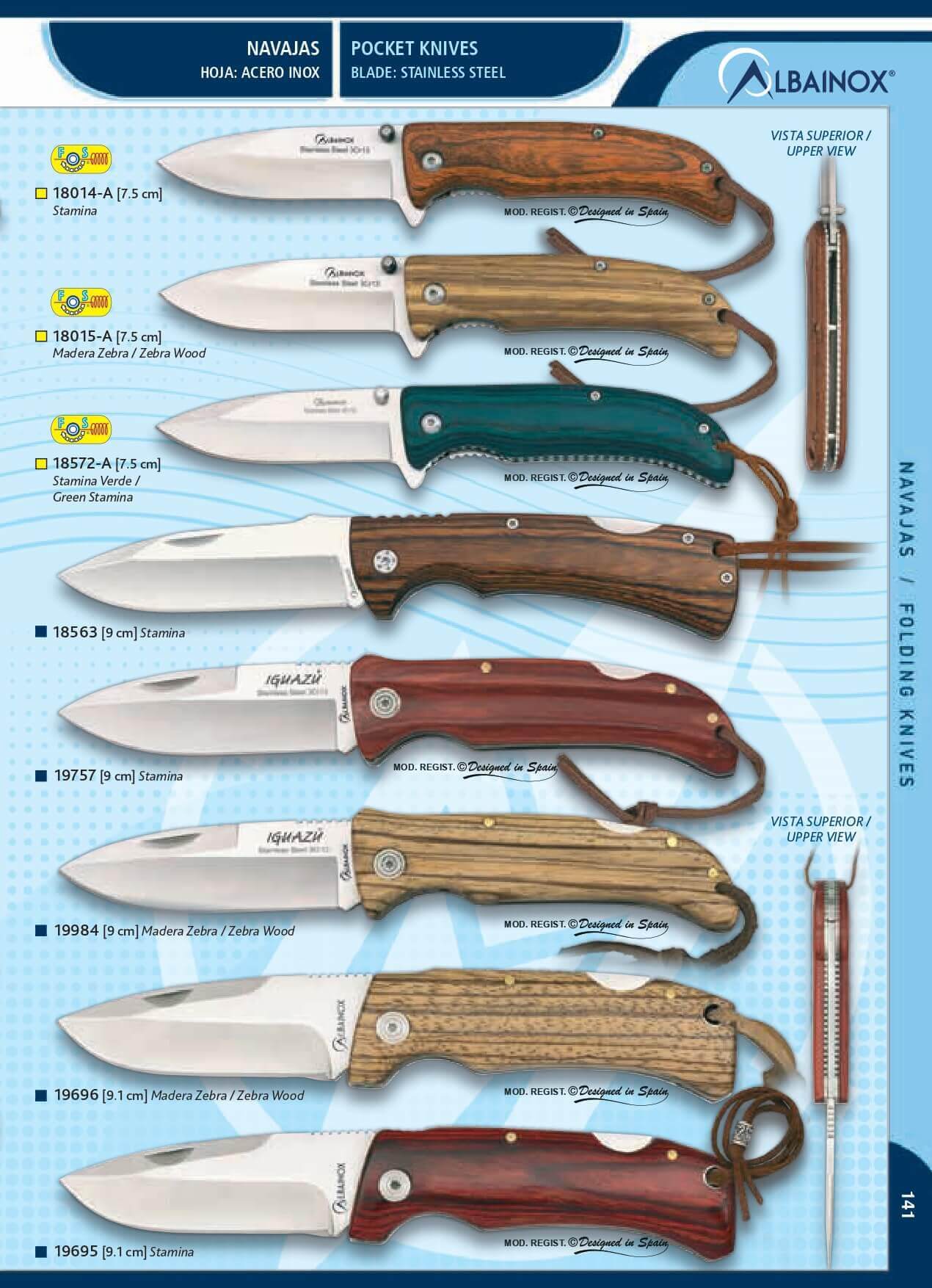 NAVAJAS MARTINEZ ALBAINOX navajas bolsillo, 19984 Cuchilleria Albacete