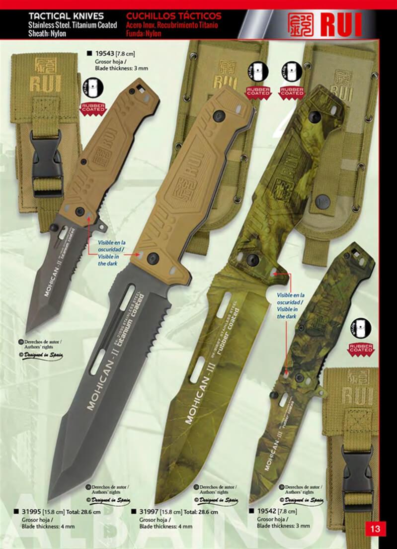RUI SURVIVAL KNIVES Rui tactical knives Cutlery