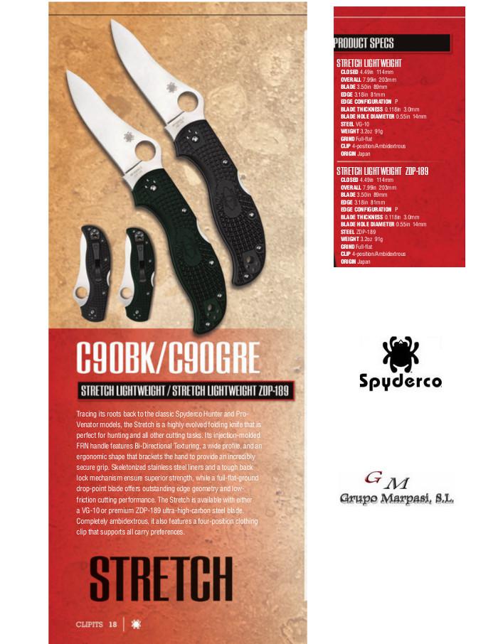 SPYDERCO STRECH HUNTING KNIVES Spyderco hunting knives Cutlery