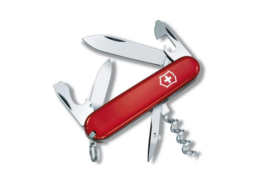 Mehrzweck Victorinox Tourist rot mit 12 Anwendungen