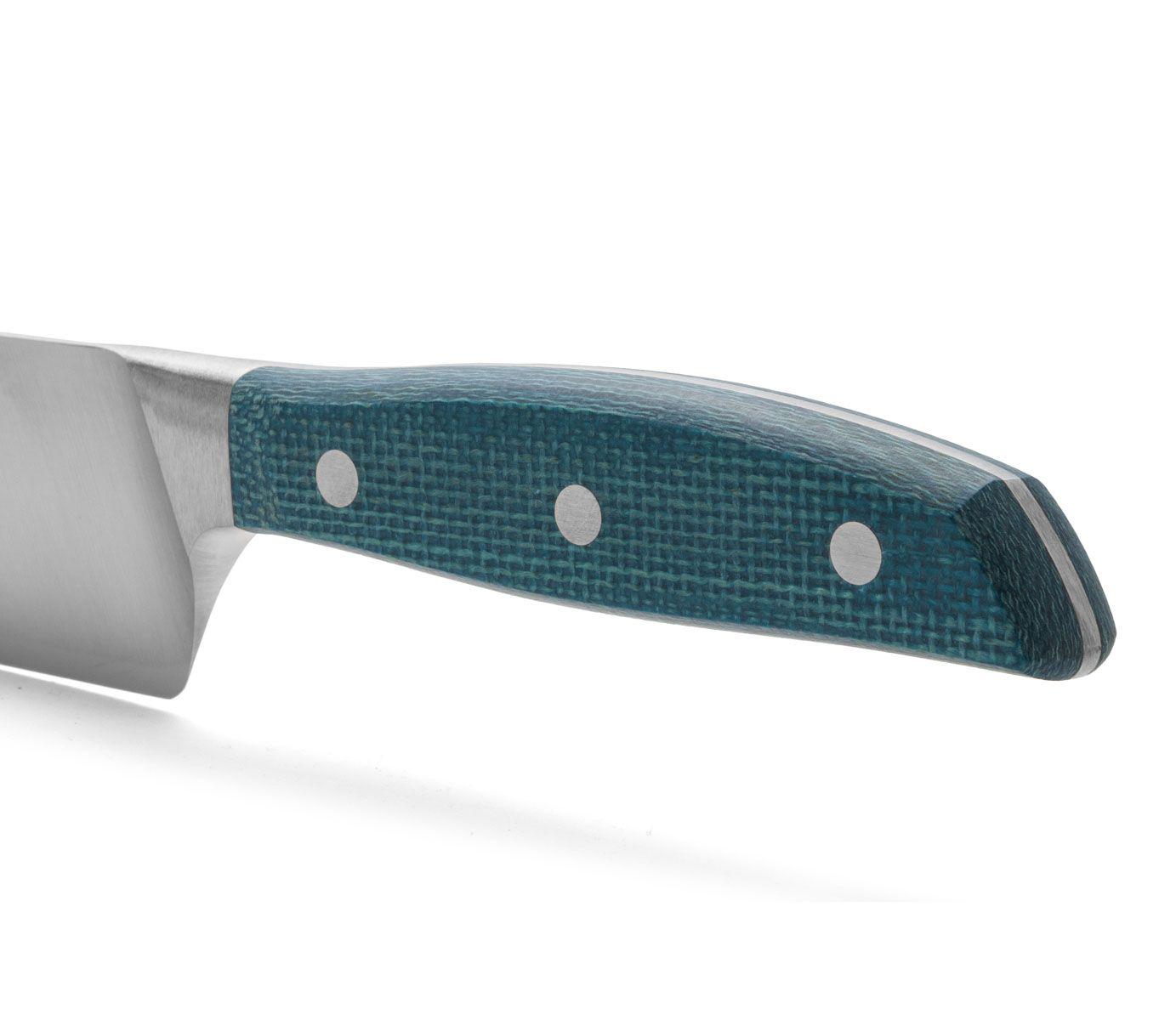 Arcos Brooklyn chef knife 250 mm with blue micarta handle