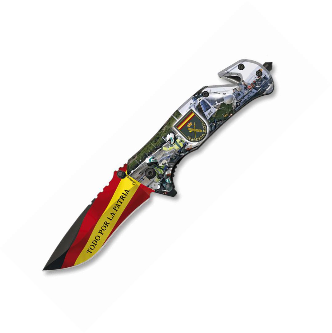 Albainox assisted tactical pocket knife of the Guardia Civil with...