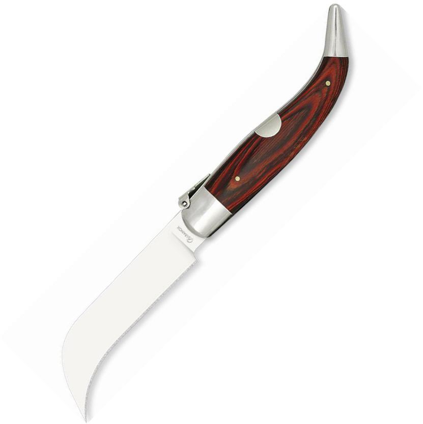 Coltello chiudibile Teja Tranchete con manico in stamina rosso e ...
