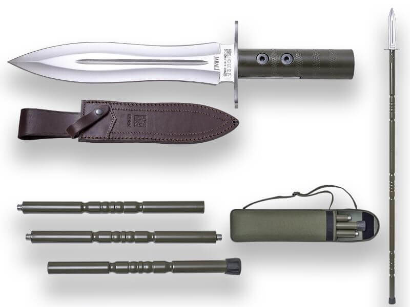 Joker Jabali Jagdmesser mit Aluminiumgriff und Speer