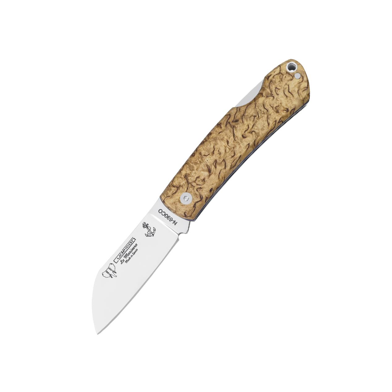 Taschenmesser Cudeman mod. Der Seemann. Griff aus Maserbirke.
