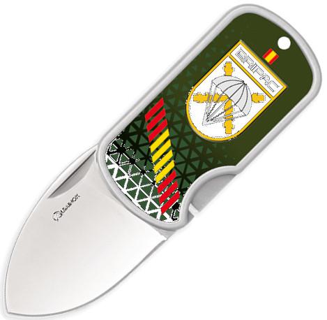 Couteau Bripac 3D, avec clip et lame de 4 cm