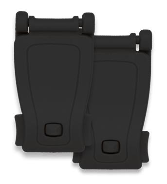 Accessoire de fixation molle ABS barbaric couleur noire 39235-NE