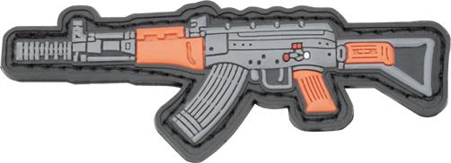 Patch en caoutchouc avec arme velcro 08227