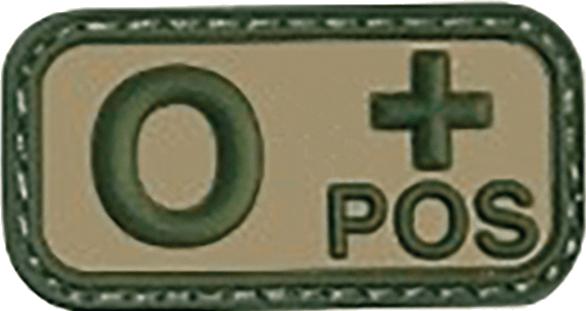Patch positif groupe sanguin 0