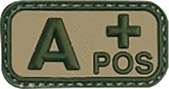Patch en caoutchouc velcro groupe sanguin A positif