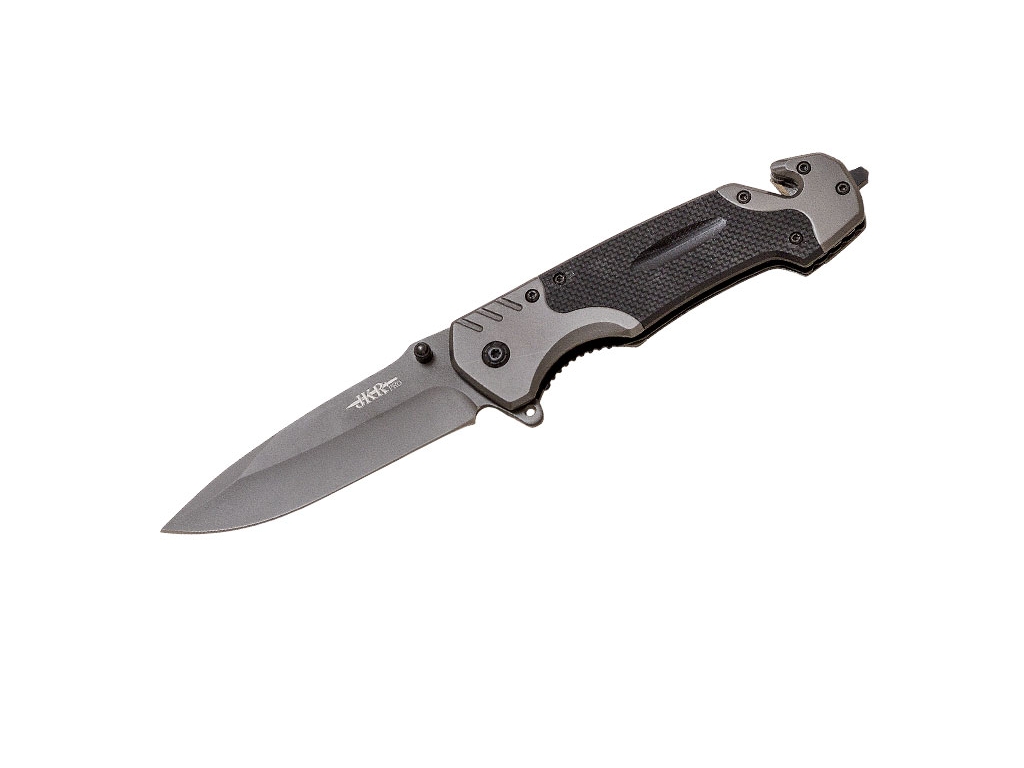 Couteau de sauvetage JKR PRO 10016 avec manche en G10 et lame de ...