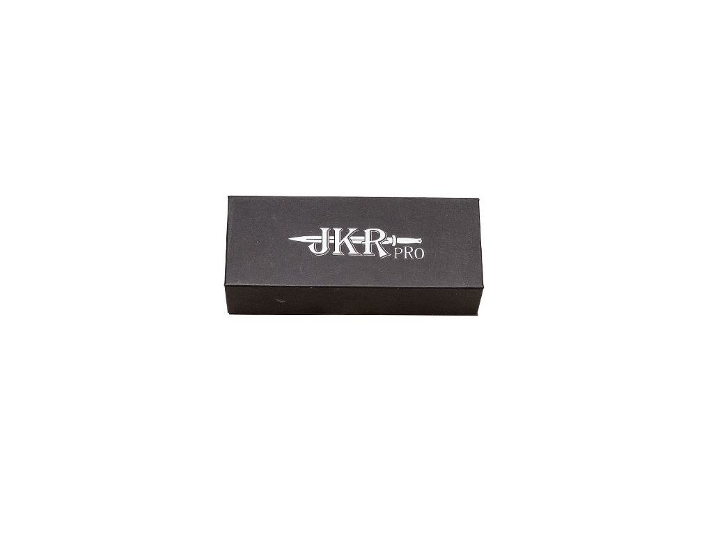 Couteau de sauvetage JKR PRO 10016 avec manche en G10 et lame de 9,5 cm avec revêtement en titane