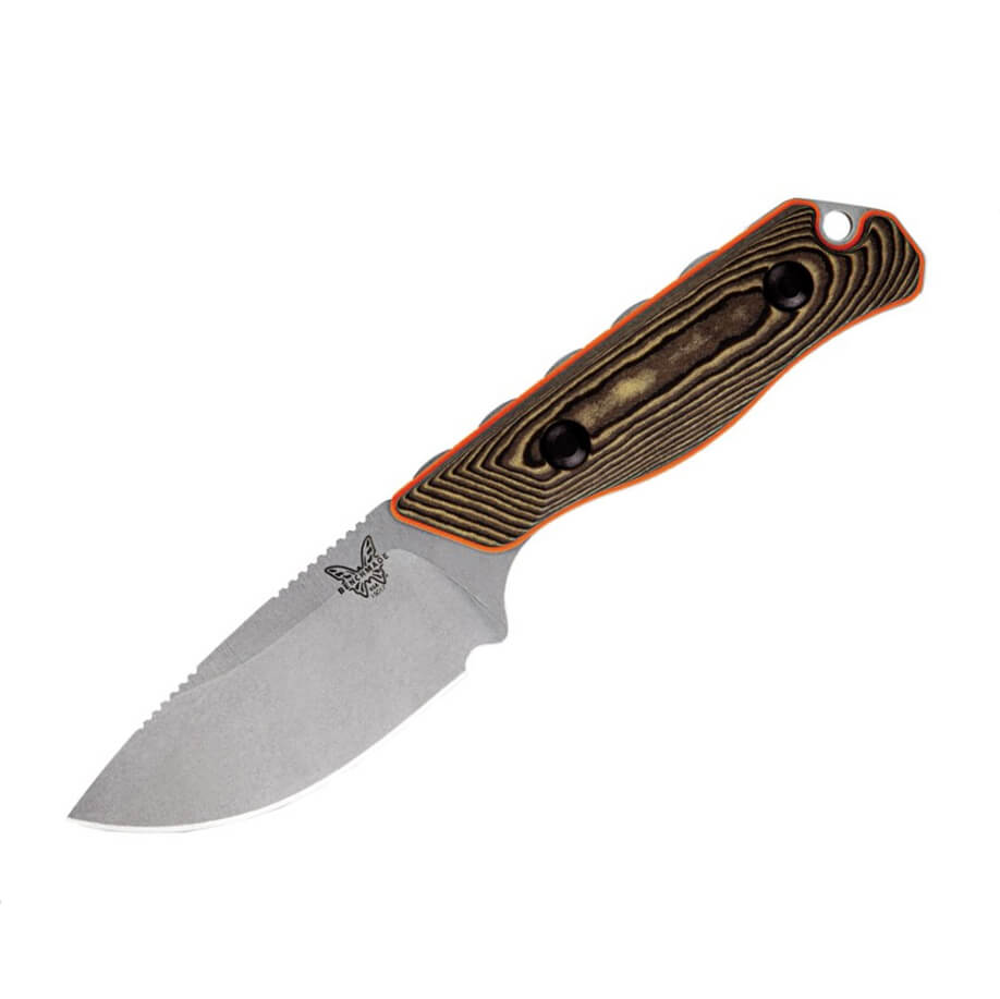 Benchmade Hidden Canyon Hunter Überlebensmesser mit Richlite-Grif...