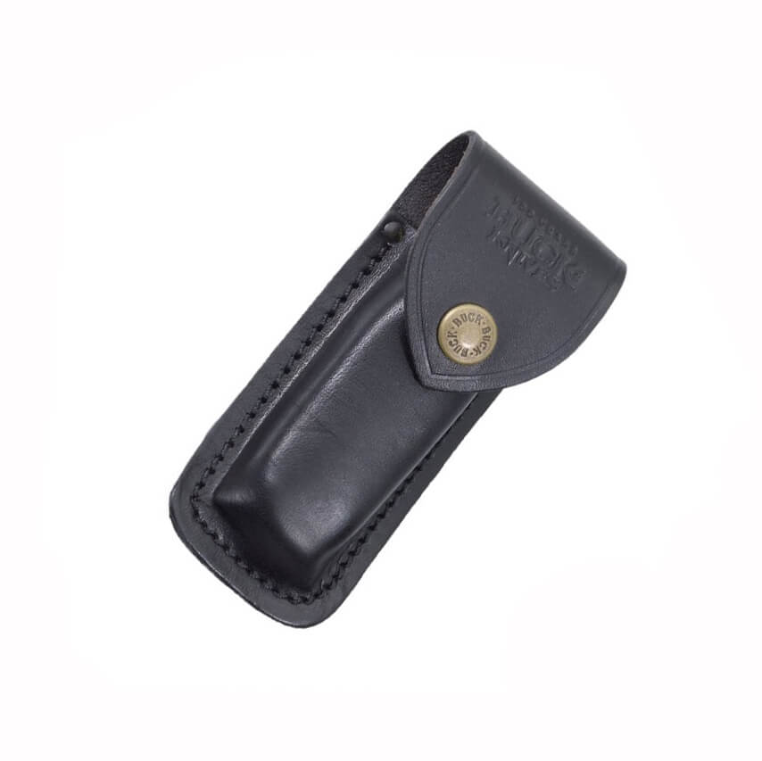 Coltello tattico Buck Folding Ranger Plain con lama da 7,6 cm e manico in legno di ebano