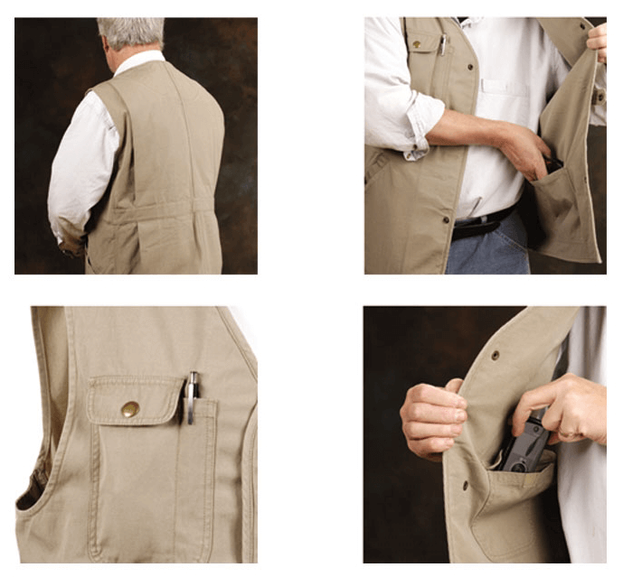 Gilet tactique Ka-Bar TDI. Couleur Kaki - Taille moyenne 1492-M