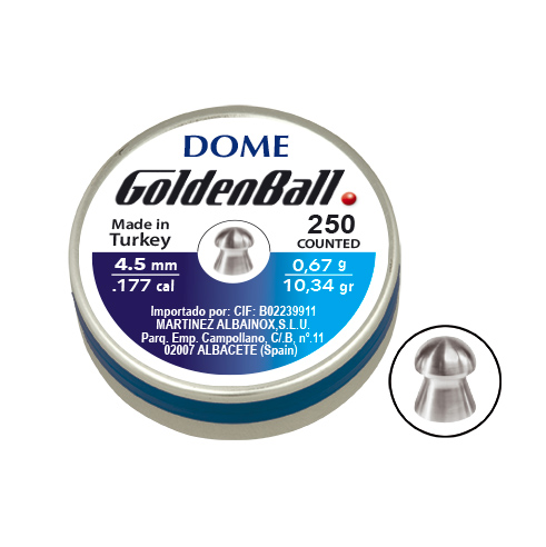 Goldenball Dome Mines Calibre 4,5 mm 250 pcs