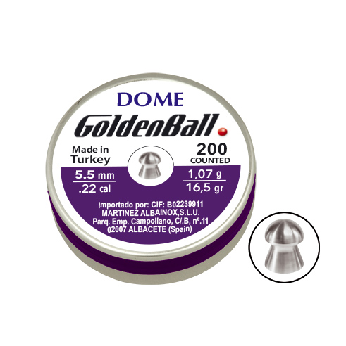 Goldenball Dome Mines Calibre 5,5 mm 200 pcs