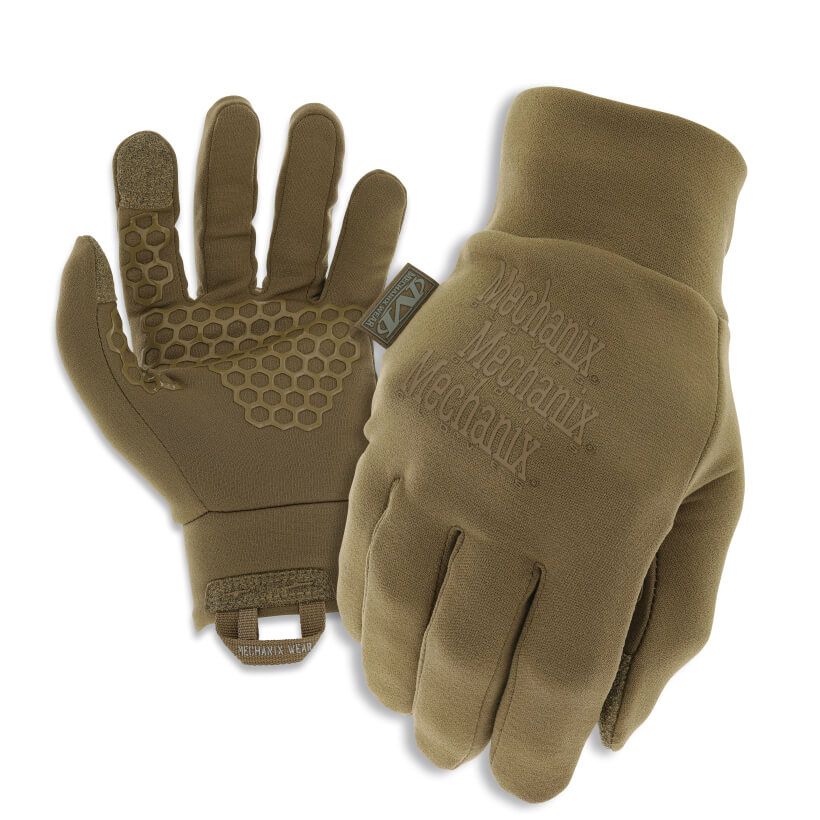 Guantes tácticos Mechanix Coldwork Base Layer coyote talla L