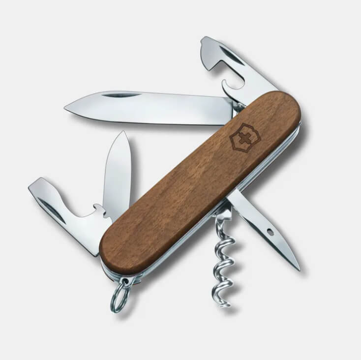 Swiss Army Knife Victorinox Spartan Wood with 10 functions