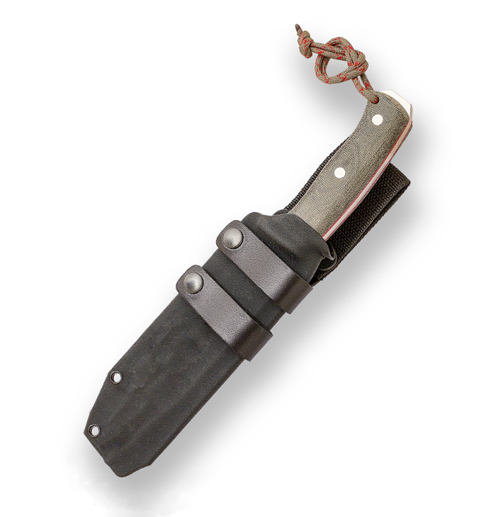 Faca Joker Nomad 6,5” Micarta Verde com bainha em Kydex