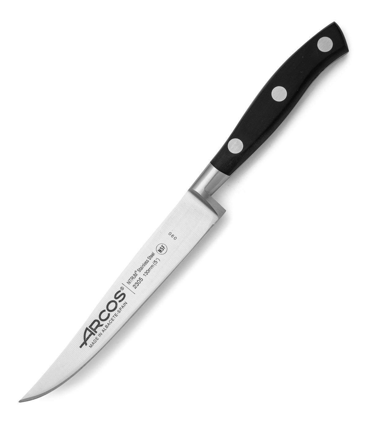 Arcos Riviera Schwarz Steakmesser Arcos Riviera mit 13 cm Klinge