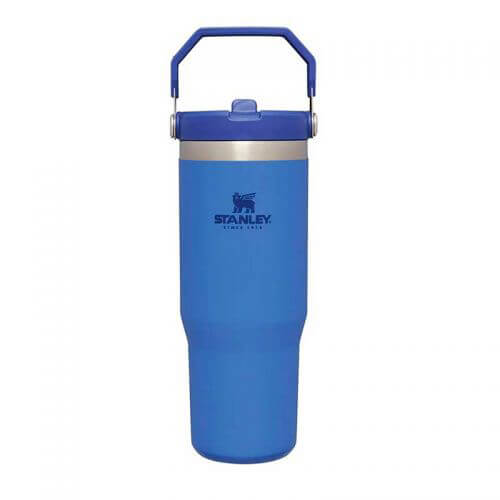 Botella térmica Classic Iceflow Flip Straw 890ml Azul
