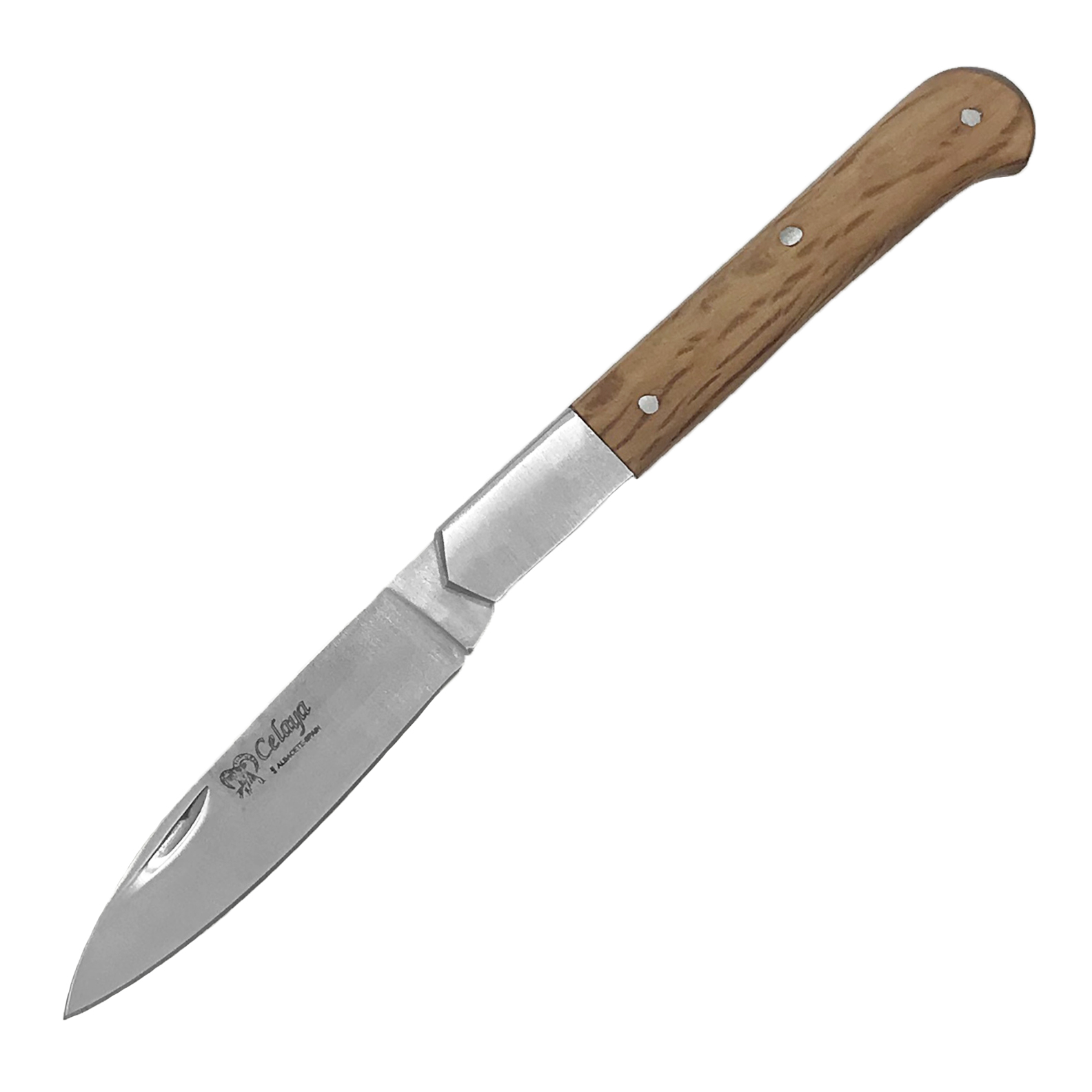 Coltello classico Cabritera con manico in legno di quercia e lama...