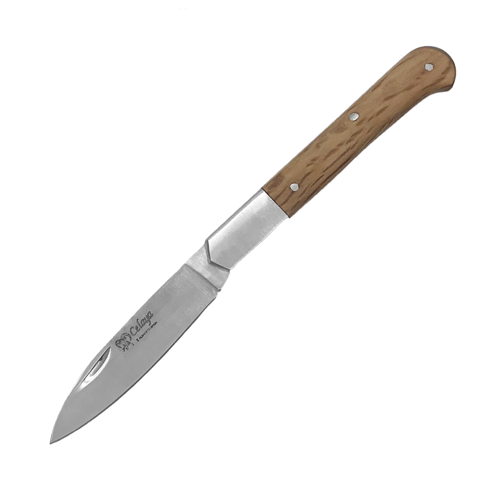 Coltello classico Cabritera con manico in rovere e lama da 7 cm