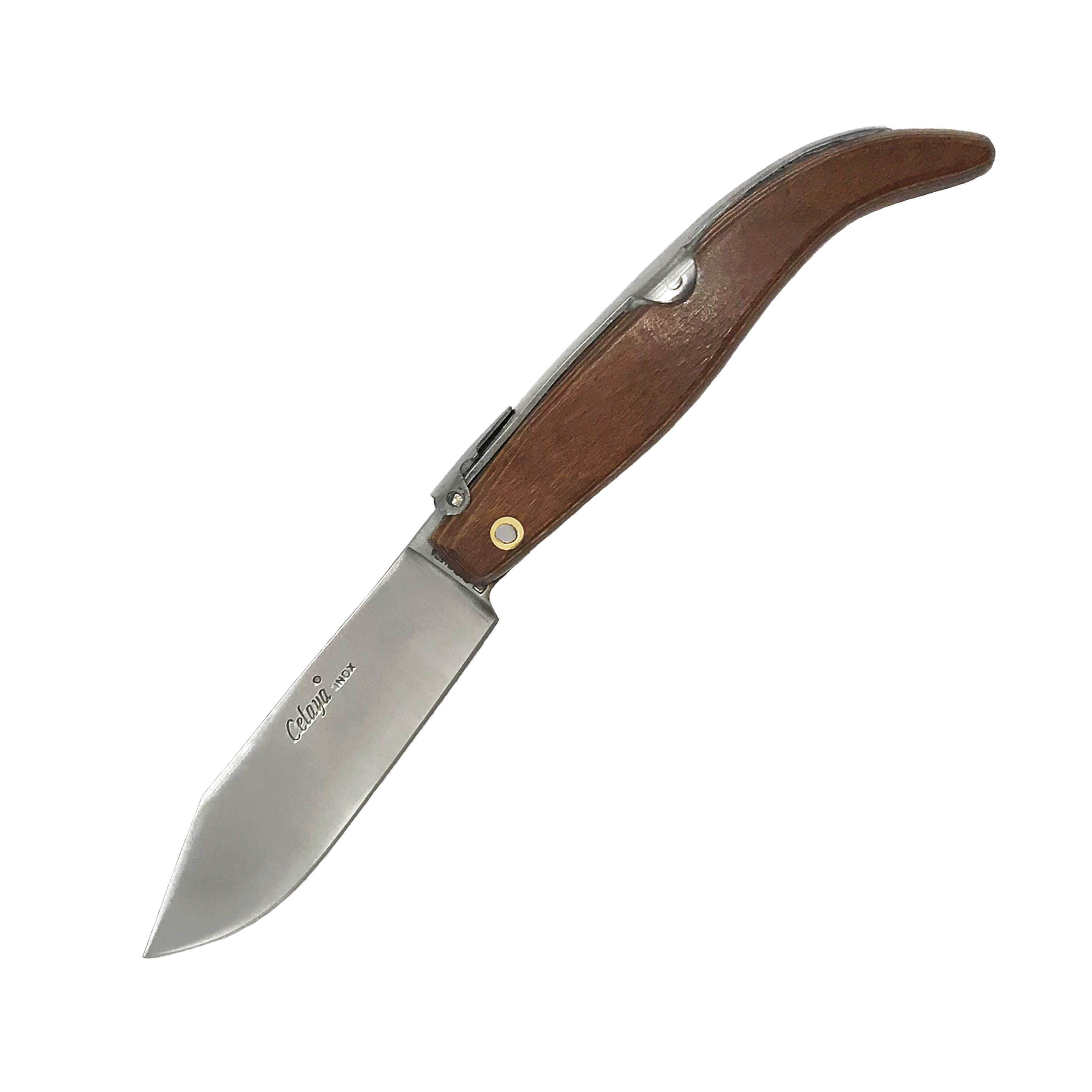 Pastora artisan penknives with pressed wood handle and 8 cm blade