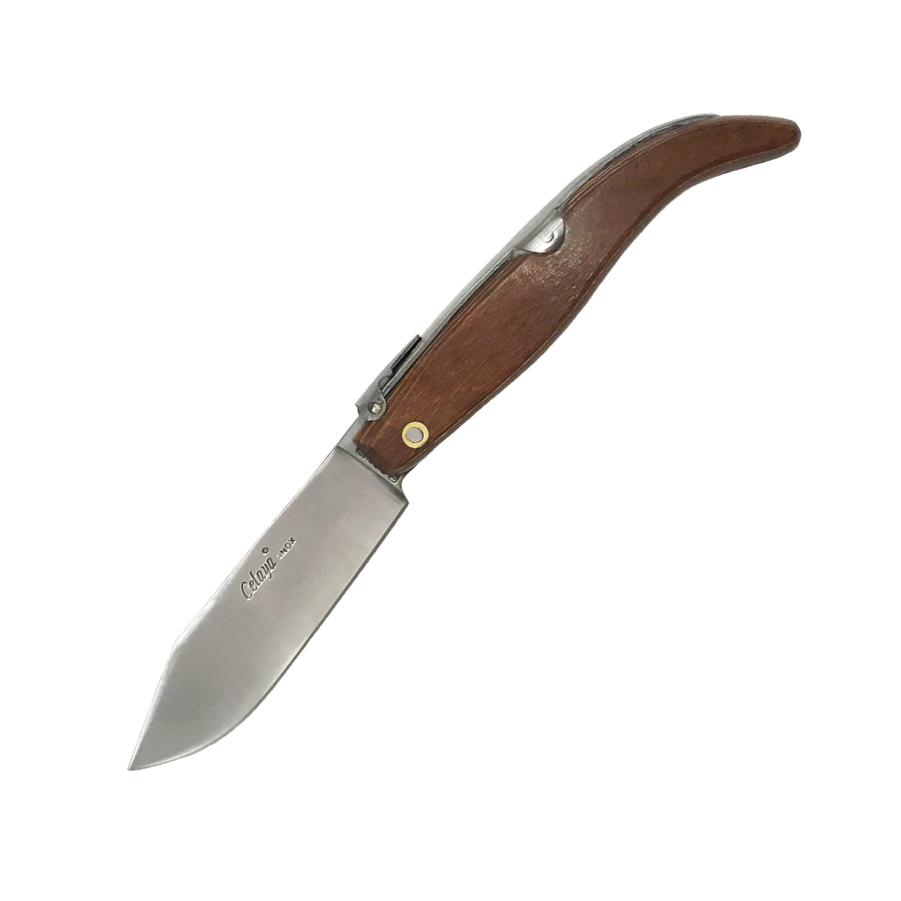 Pastora artisan penknives with pressed wood handle and 7 cm blade