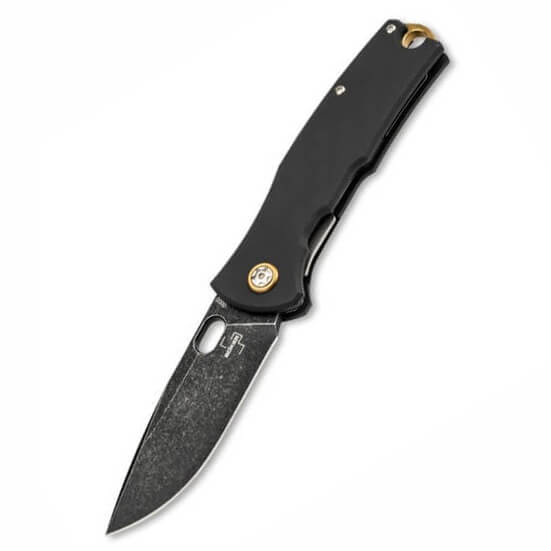Taschenmesser mit klinge mit finish stonewash