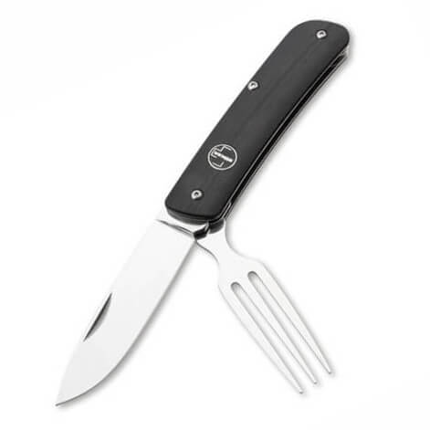 Taschenmesser mit gabelkopf
