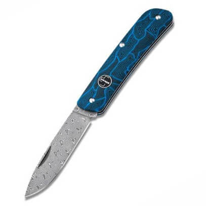 Taschenmesser mit Damaszener stahlklinge