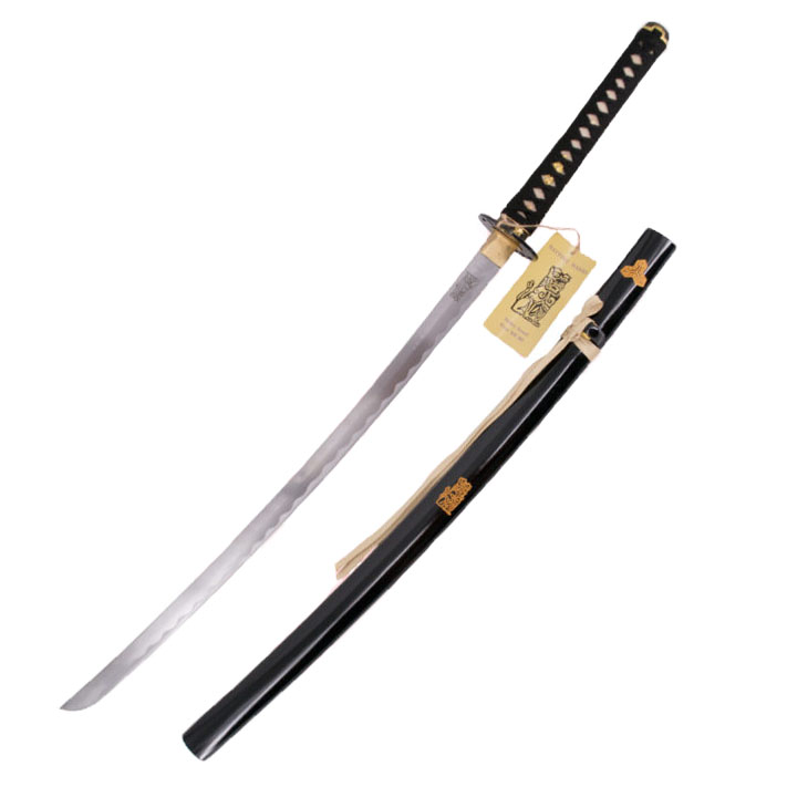 Funcional Katana Hattori Hanzo Kill Bill The Bride na cor preta c...