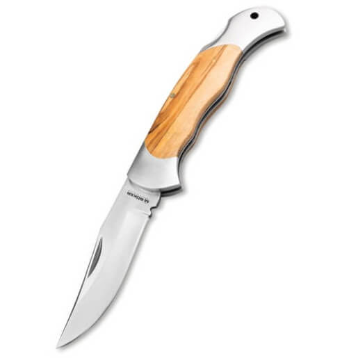 Klassisch verarbeitetes taschenmesser fur den aubenbereich