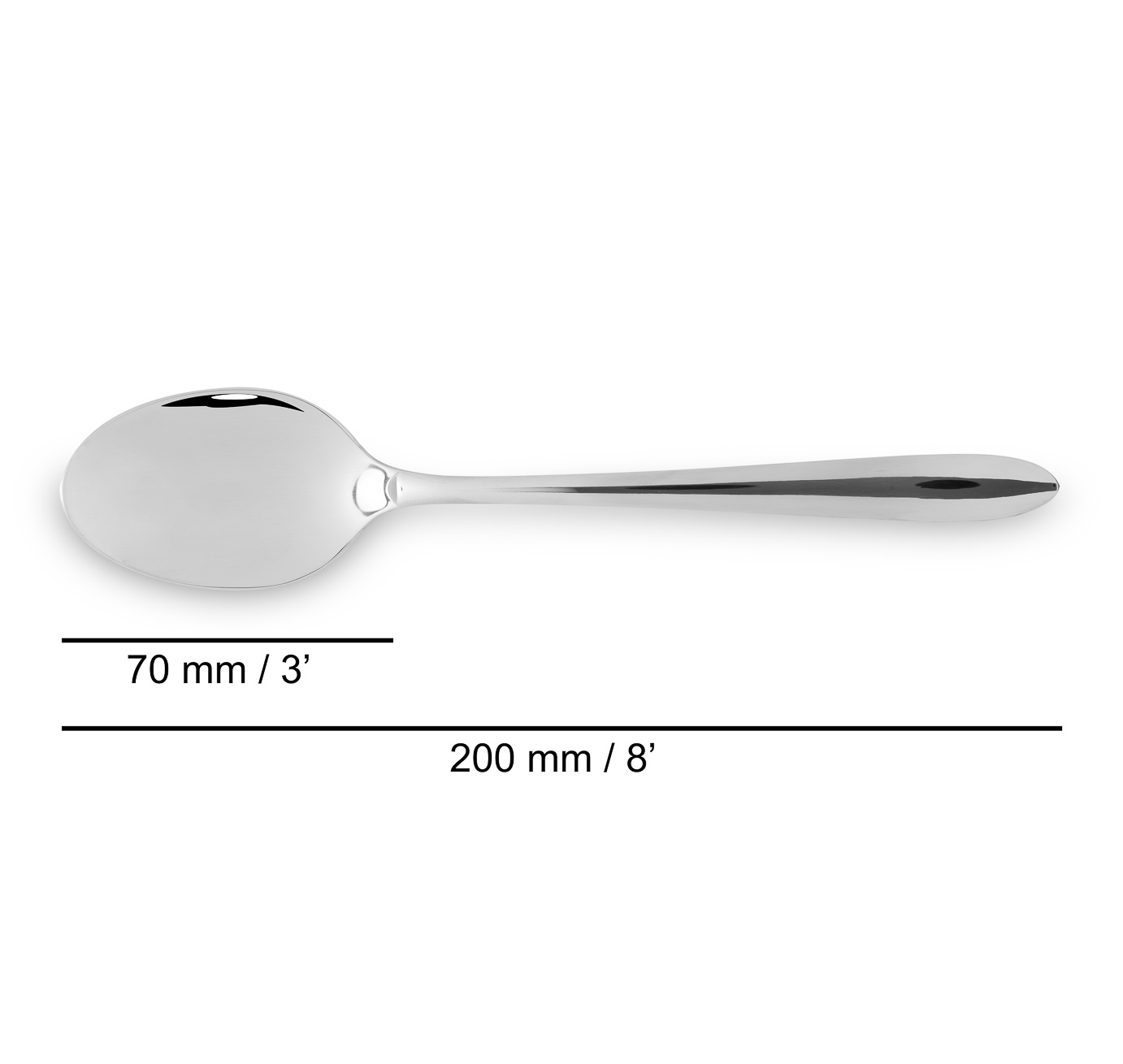 12 Arcos Berlin series stainless steel table spoons 200 mm
